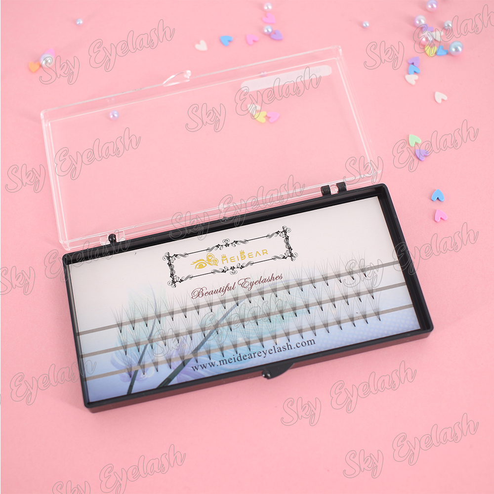 Lash vendor supply Russian volume eyelash extensions with private label packages CO